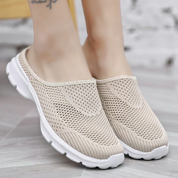 OCW Unisex Summer Casual Slip On Half Shoes Summer Casual Mesh Comfortable Shoes