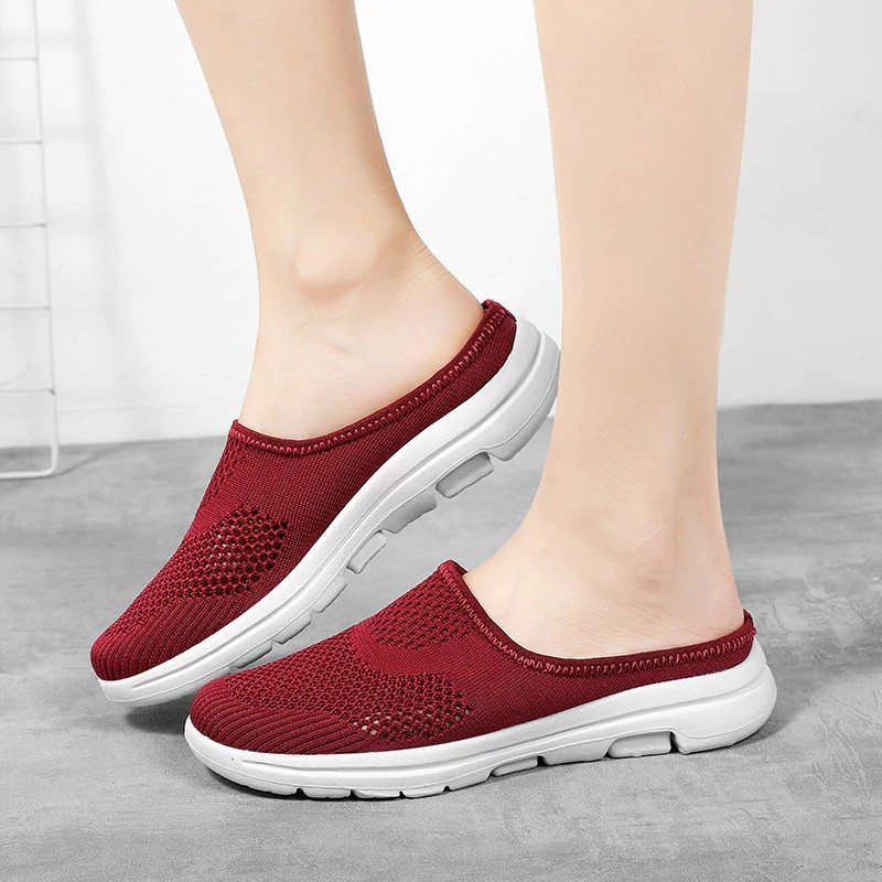 OCW Unisex Summer Casual Slip On Half Shoes Summer Casual Mesh Comfortable Shoes