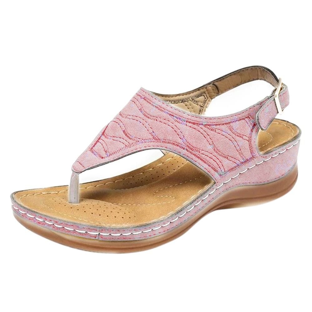 OCW Women Sandals Summer Casual Soft Flat Sole Open Toe Design