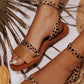 OCW Summer Women Comfortable Retro Buckle Strap Sandals