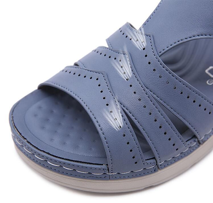 OCW New Women Sandals Sewing Hollow Out Wedges Casual Comfortable Design