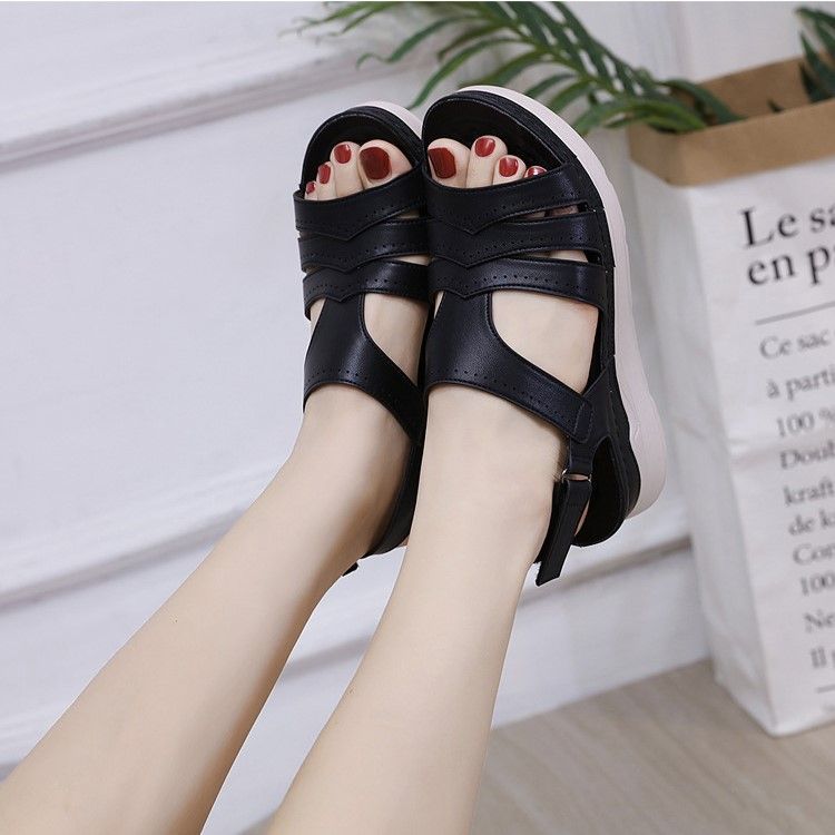 OCW New Women Sandals Sewing Hollow Out Wedges Casual Comfortable Design