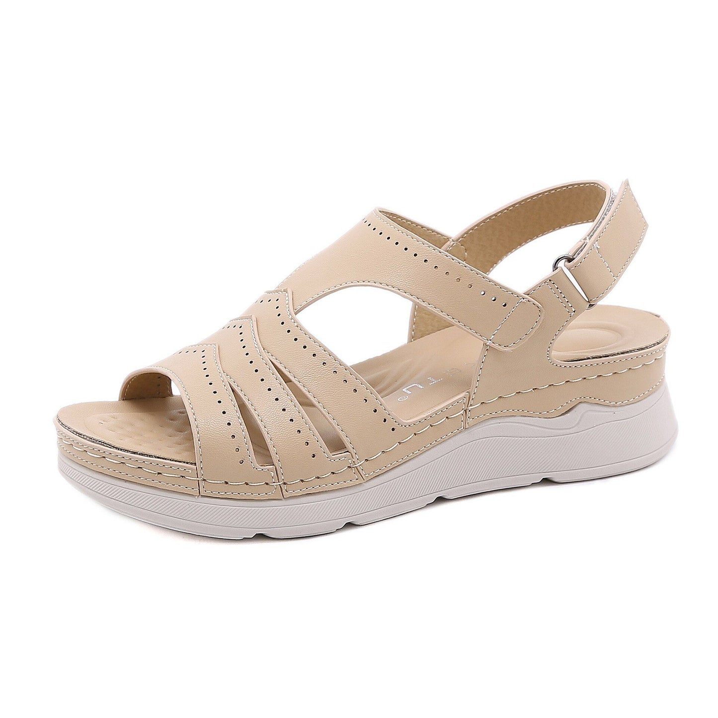 OCW New Women Sandals Sewing Hollow Out Wedges Casual Comfortable Design