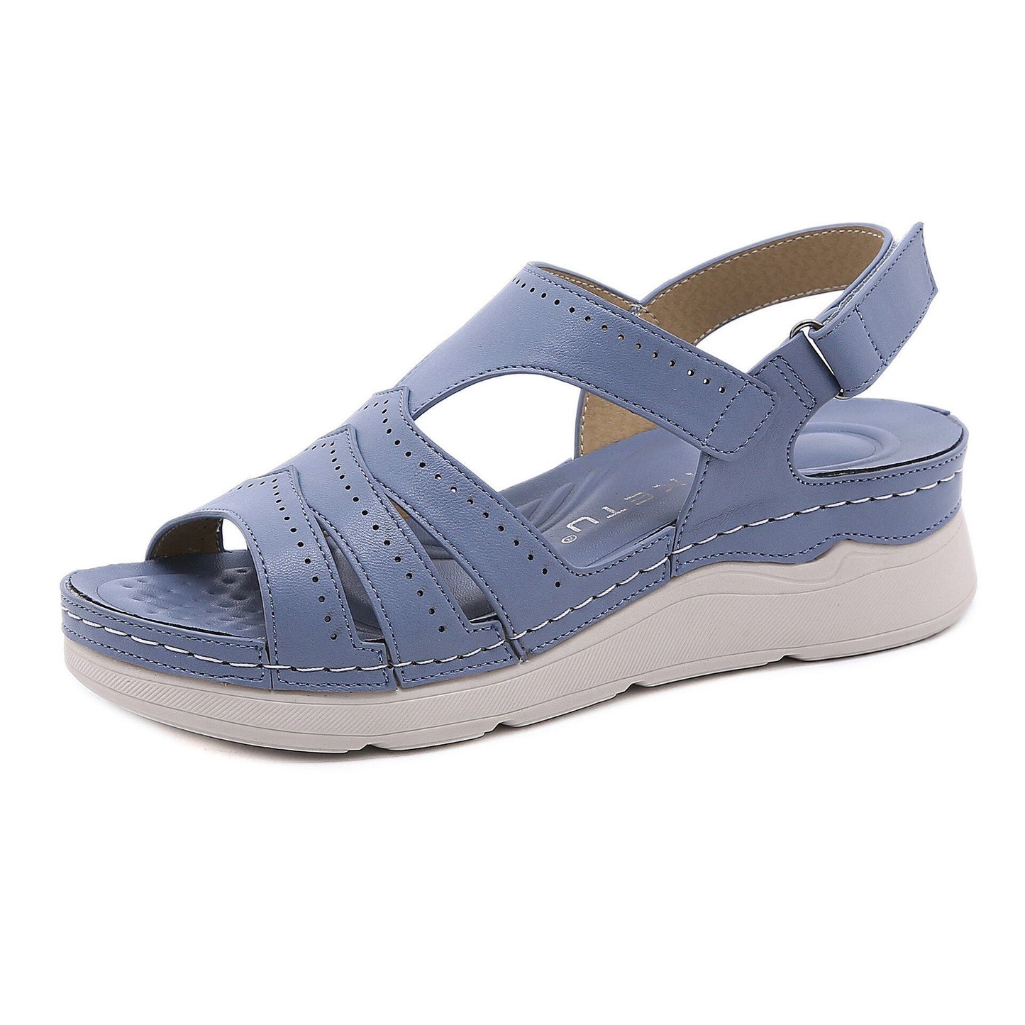 OCW New Women Sandals Sewing Hollow Out Wedges Casual Comfortable Design