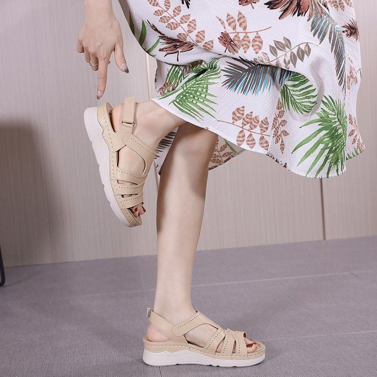 OCW New Women Sandals Sewing Hollow Out Wedges Casual Comfortable Design