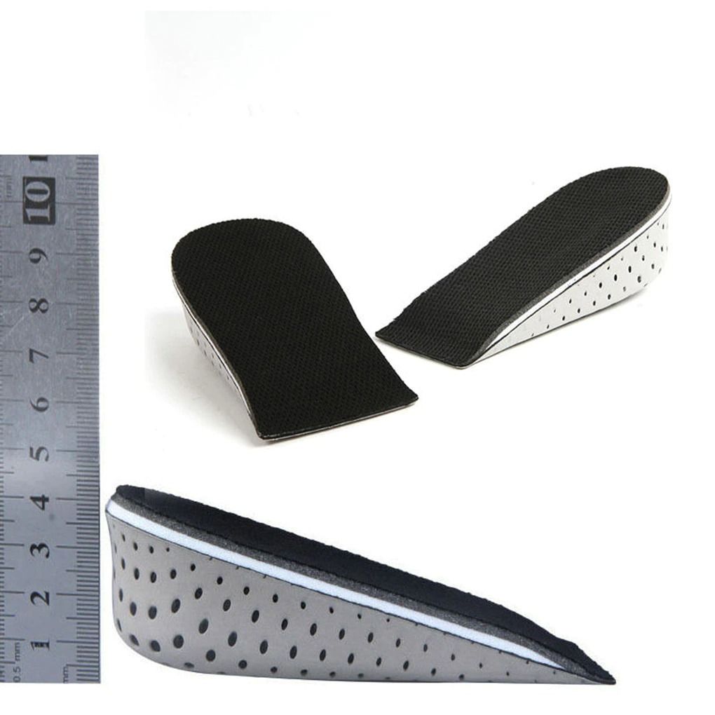 OCW Breathable Men Women Insoles Height Taller Elevator Cushion Heel Lift Insert Pads