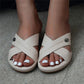 OCW Sandals For Women Soft Soles Casual Cross Buckle Outdoor Design