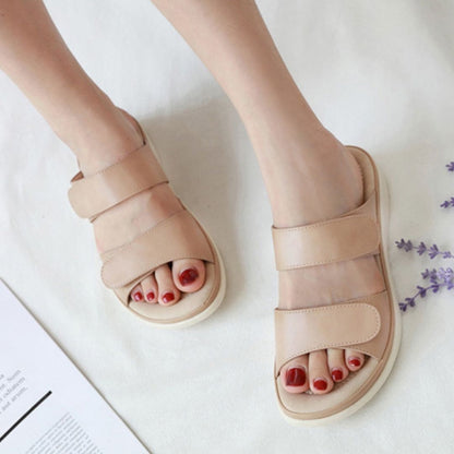 OCW Women Modern High Quality Leather Made Casual Comfortable Sandals