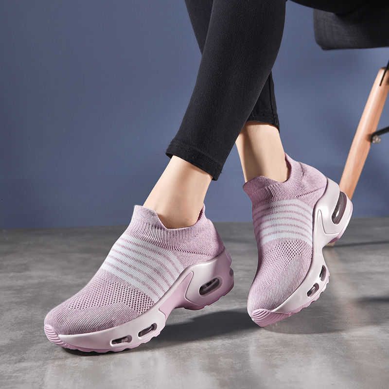 OCW Orthopedic Women Chick Knitted Sneaker Sporty Casual Breathable Modern Comfortable Shoe