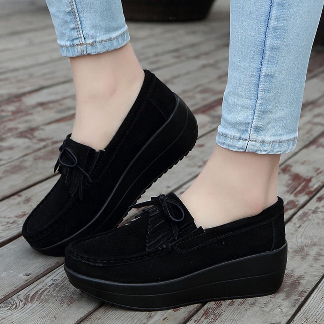 OCW Women Premium Suede Made Comfortable Casual Shoes