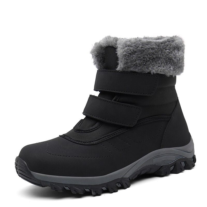 OCW Orthopedic Women Thick Fur Padded Boots Cozy Outdoor Waterproof Winter Shoes