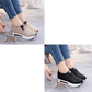 OCW New Walking Fashion Rhinestone Sequins Glitter Shiny Bling Crystal Ultra Soft Wedge Trainers For Women