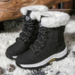 OCW Women Anti-slip Fur Warm Waterproof Snow Boots