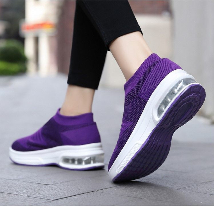 OCW Women Weave Mesh Air Cushion Sneakers Arch Support Lightweight Comfortable Shoes