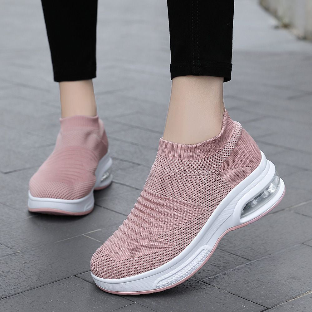 OCW Women Weave Mesh Air Cushion Sneakers Arch Support Lightweight Comfortable Shoes