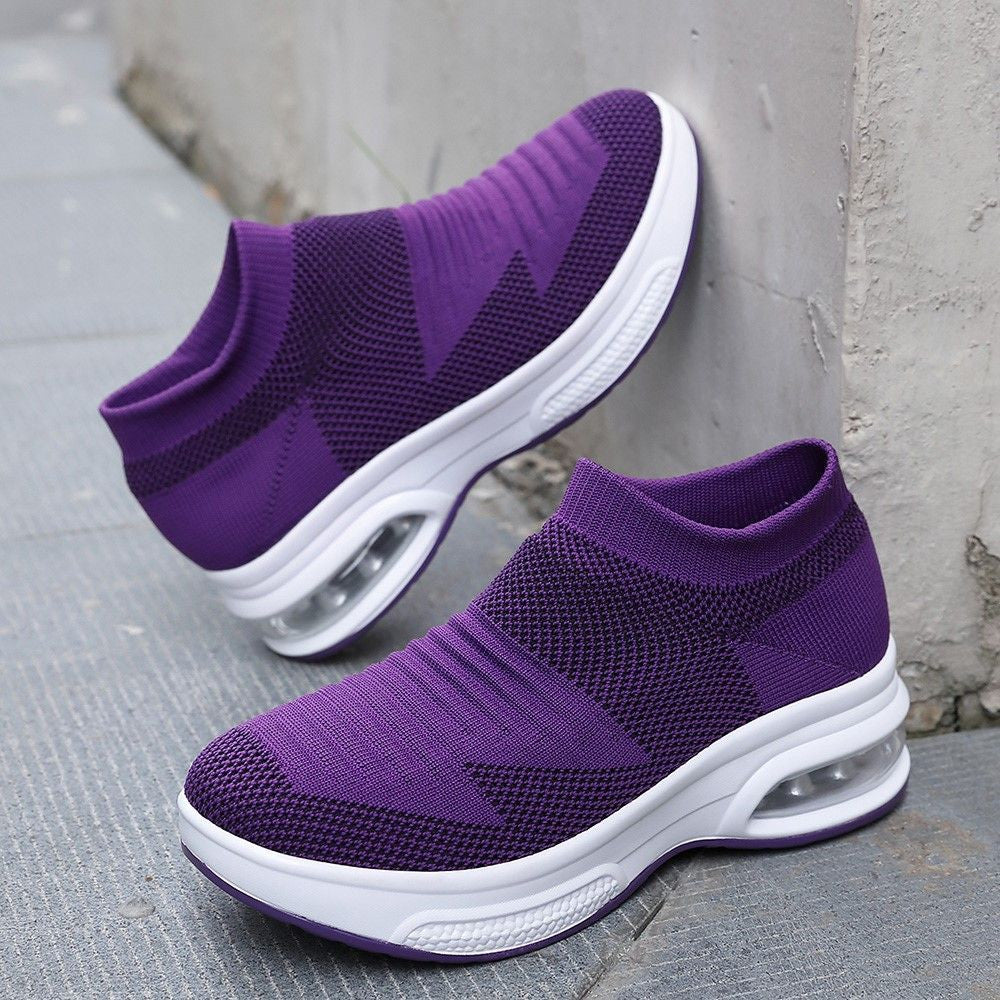 OCW Women Weave Mesh Air Cushion Sneakers Arch Support Lightweight Comfortable Shoes