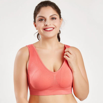 OCW Bras For Women Seamless Wireless Breathable Natural Shape Big