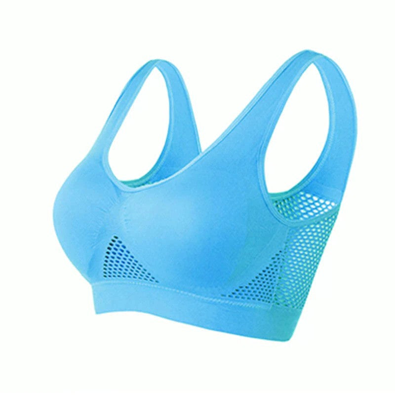 OCW Women Yoga Underwear Padded Breathable Fitness Running Bras Plus