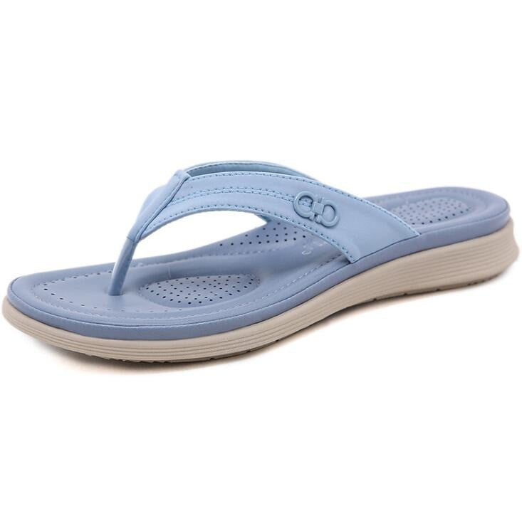 OCW Fashion Casual Women Flip Flops Super Soft Flat Comfortable Summer Beach Slippers