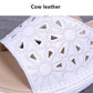 OCW Genuine Leather Slippers Platform Wedges Casual Soft Sandals For Women