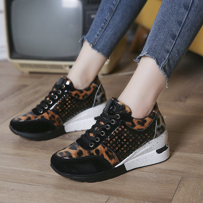 OCW Orthopedic New Women Sneakers Wedge Soft Casual High Heel Design