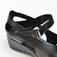 OCW Gladiator Sandals For Women Elegant Genuine Cow Leather Wedge Mid Heel Flower
