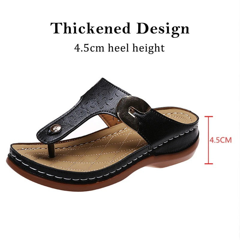 OCW Women Wedges Slippers Summer Casual Mujer Zapatos Flip Flops