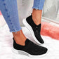 OCW Mesh Hollow Out Sneakers Breathable Hook Loop Walking For Women Comfy