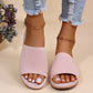 OCW Sandals For Women Low Heels Elegant Breathable Soft Soles Slippers