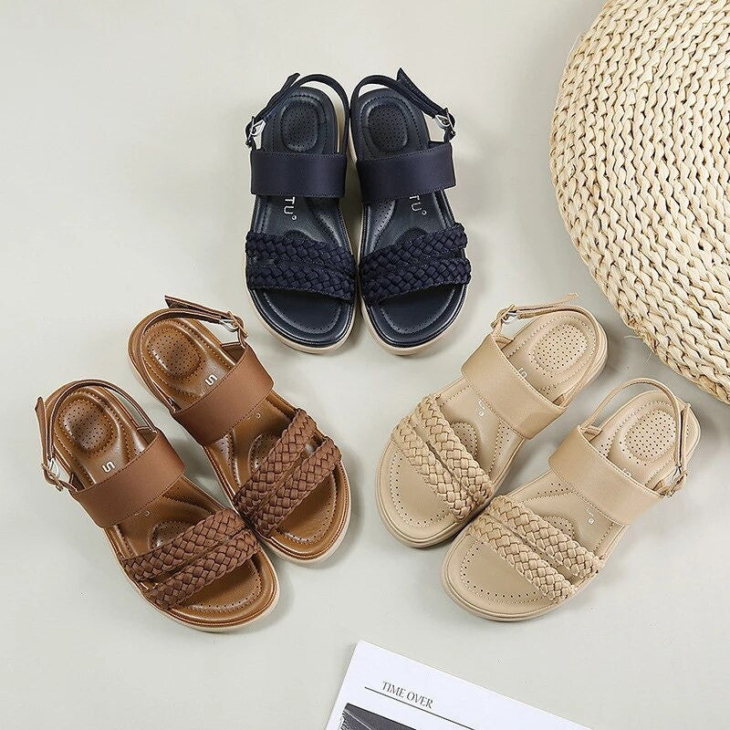 OCW Open Toe Summer Sandals For Women Platform Comfortable Beach