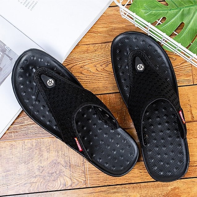OCW Men Summer Sandals Breathable Mesh Best Flip-flops