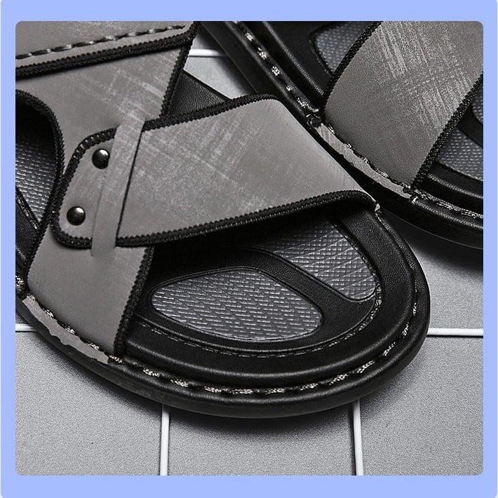 OCW Men Ankle Strap Comfy Walking Sandals Trendy Slides