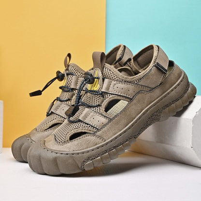 OCW Men Summer Closed Toe Sandals Anti-collision Rubber Sole