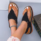 OCW Best Walking Sandals For Women Wedge Bohemian Flip-flops Trendy