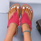 OCW Best Walking Sandals For Women Wedge Bohemian Flip-flops Trendy