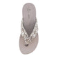 OCW Women Wide Width Sandals Floral Canvas Thongs Stylish Summer Footwear
