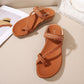 OCW Women Retro Flip-flops Beaded Cushion Summer Orthopedic Sandals