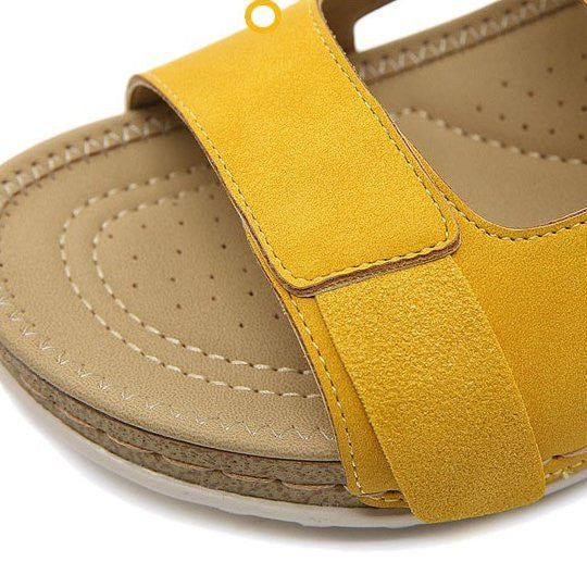 OCW Women Walking Platform Sandals Hook&loop Premium Ladies Slingback