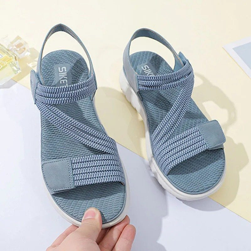 OCW Best Orthopedic Sandals For Women EVA Flat Sole Hook&loop Leisure