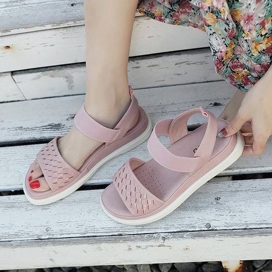 OCW Women Orthopedic Sandals Waterproof Anti-shock Low Heel Trendy Summer