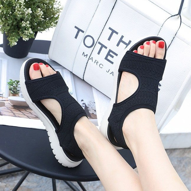 OCW Walking Orthopedic Sandals For Women Cut-out Sleeve Mesh Beach Sandals