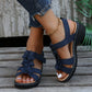 OCW Orthopedic Comfortable Sandals Women Round Toe Summer Flower Slippers