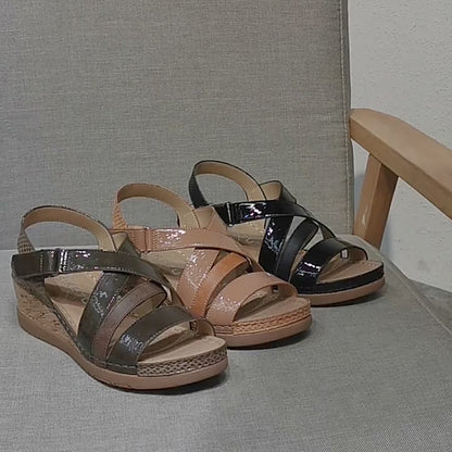 OCW Casual Women Sandals Breathable Walking Wedges Basic Leisure Summer
