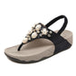 OCW Arch Support Sandals Women Breathable Rhinestone Flip-flops Durable EVA Bling Summer